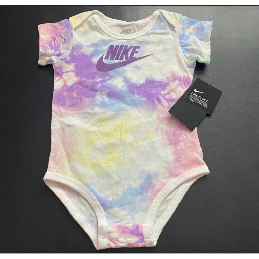 NWT Nike tie dye one-piece & Leggings Set Girls Size 18M